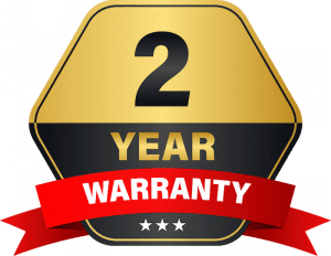 2 year warranty badge
