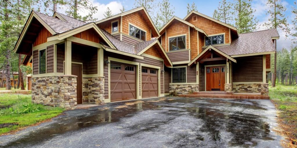professionally painted mountain home in hendersonville nc